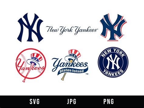 New York Yankees Svg Instant Download Png Eps  Digital Etsy