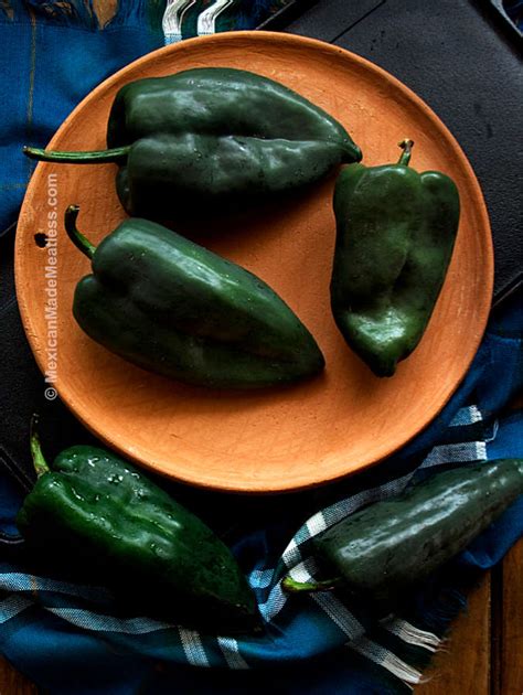 How To Roast Poblano Peppers Mexican Made Meatless