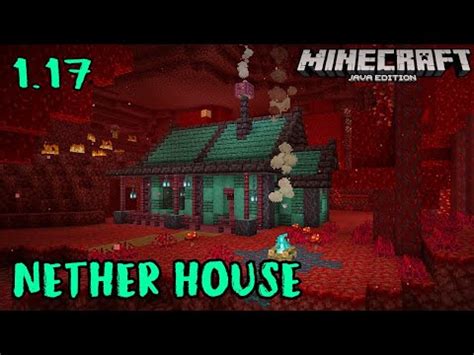 Nether House Minecraft 1 17 Build Tutorial YouTube