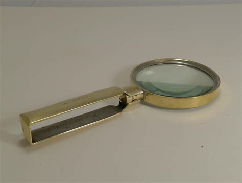 large antique french folding brass magnifying glass circa 1900 at 1stdibs depose magnifying