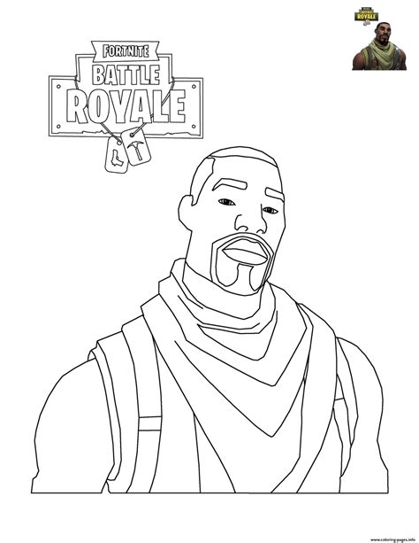 Fortnite Character 2 Coloring Pages Printable