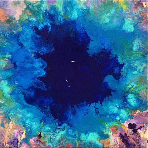 Blue Reef Hole 5 By Hawaii Artist Thomas Deir Hawaii Art Artist Hawaii