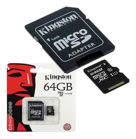 Memoria Micro Sd Hc 64gb Kingston Clase 10 Ca Sdc10g264gb 34900