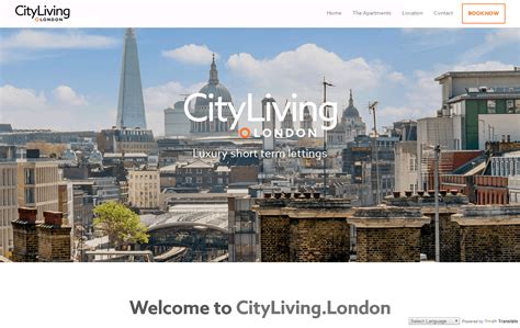 City Living London Website Is A Web Design Inspiration