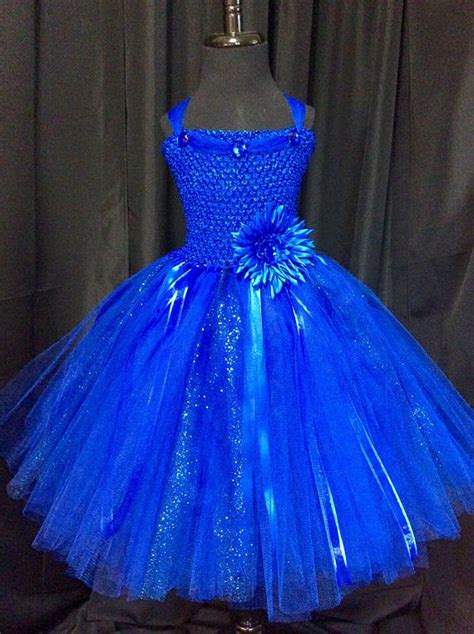 Royal Blue Princess Tutu Dress For Girls Princess Dresses Etsy