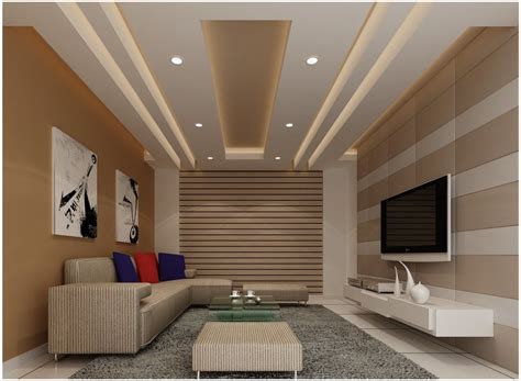 10 Simple False Ceiling Design For Living Room In 2020