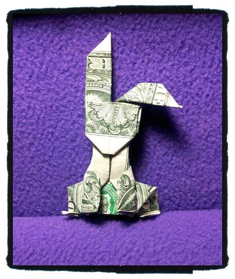 Dollar Bill Origami Dragon Origami Money Dollar Bill Bunny Bills Easter