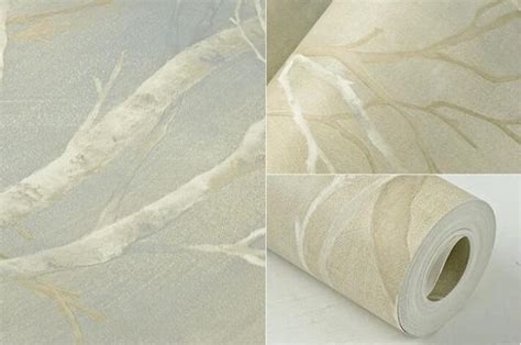 Beibehang Natural Tree Forest Textured Wallpaper Roll Wallcovering