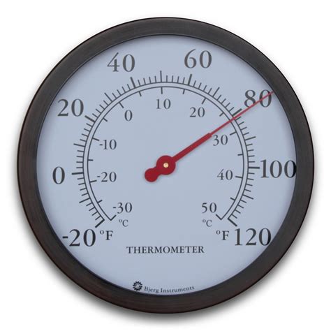 High Quality Outdoor Thermometer W Bronze Effect For Outside