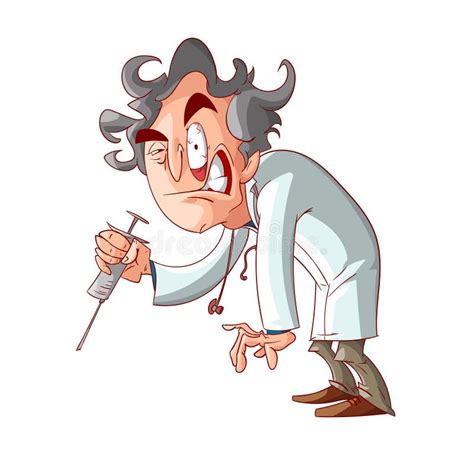 Cartoon Crazy Doctor Stock Vector Illustration Of Specialist 82837786