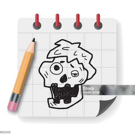 Zombie Doodle Stock Illustration Download Image Now Adult