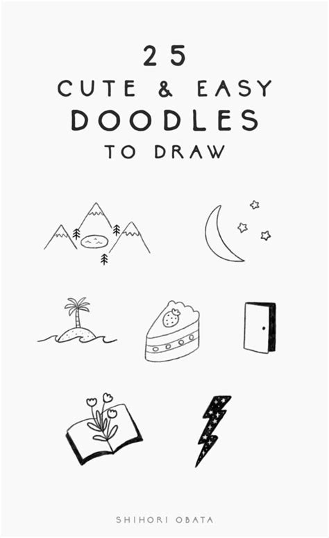 25 Cute And Easy Doodles To Draw