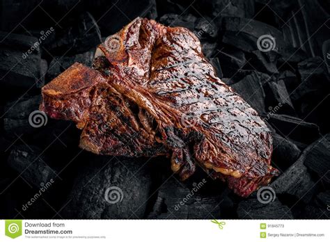 It is possible to start grilling t bone steaks after only six hours of marinate. Grilling A Tasty Tender Marinated T-bone Steak On A Coals. Stock Image - Image of braai, cooking ...