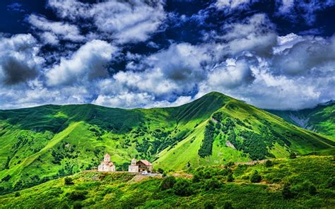 Download Wallpapers 4k Kazbegi National Park Hdr Beautiful Nature