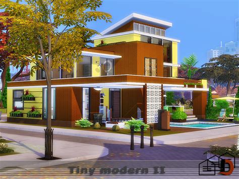 Tiny Modern Ii House By Danuta720 At Tsr Sims 4 Updates