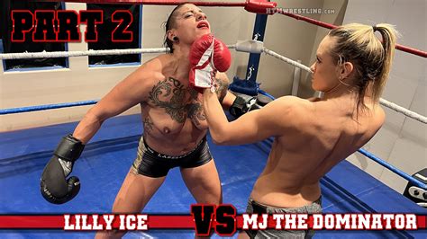 Lilly Ice Vs Mj Boxing Part 2 Hdmp4 Hit The Mat Boxing And Wrestling