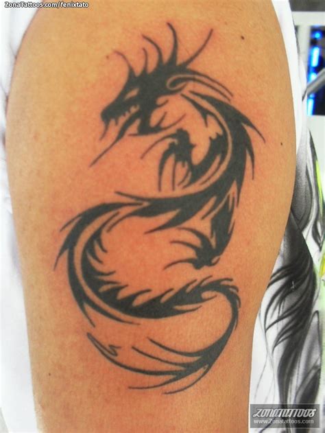 Tattoo Of Dragons Tribal
