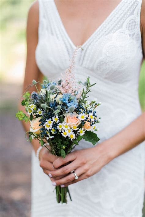 Wildflower Bouquet With Daisies