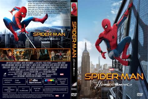 Spider Man Homecoming Dvd Cover And Label 2017 R1 Custom