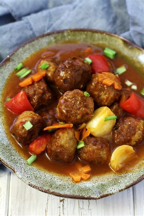 Sweet And Sour Meatballs Quick And Easy Recipe