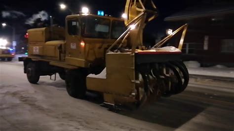 Vintage Sicard Snowblower In Canadas National Capital Snow Removal