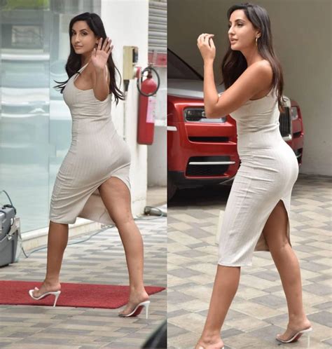 Nora Fatehi Bollywood Dancer Flaunting Her Fine Curves In A Tight
