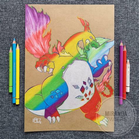 Shiny Charizard Vmax Drawing