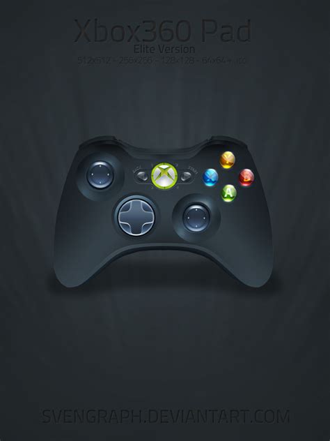 Xbox 360 Elite Joypad Icon By Svengraph On Deviantart