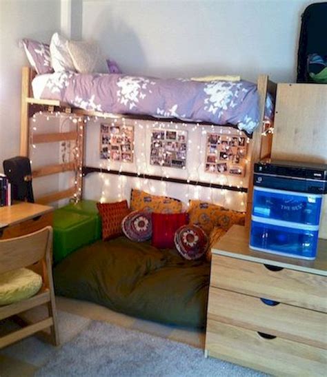 100 Cute Loft Beds College Dorm Room Design Ideas For Girl 64 Dorm Room Designs Dorm Room