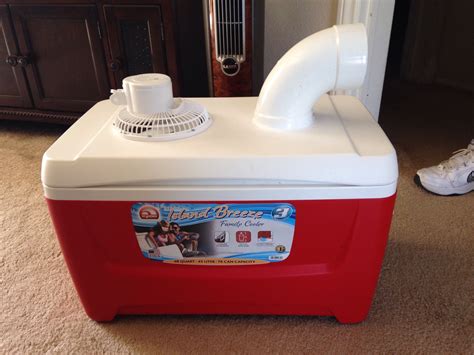 My Husband Made This Homemade Swamp Cooler In About Minutes For Only