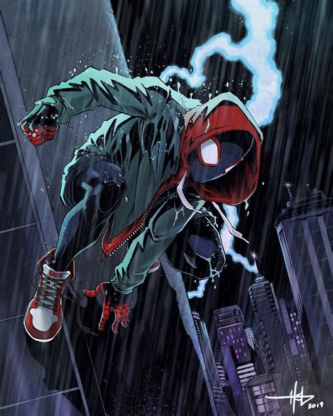 Spider Man Miles Morales By Creeesart Rspiderman