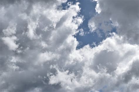 Cumulonimbus Cloud Formations On Tropical Blue Sky Stock Image Image