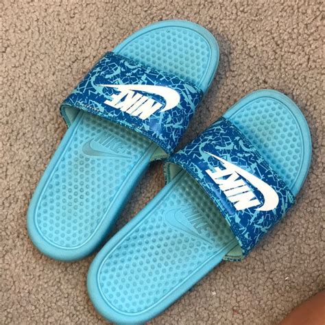 Nike Slides Blue Size 7