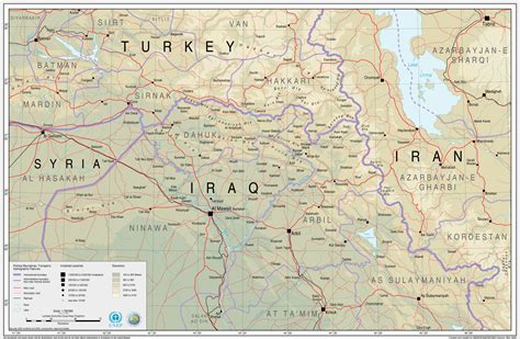 Turkey Iraq Reference Map Iraq Reliefweb