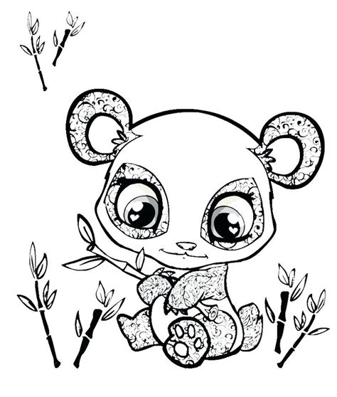 Anime Panda Coloring Pages