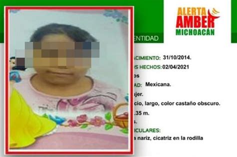 Encuentran Sin Vida A Sofía Niña De 6 Años Desaparecida En Michoacán