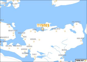 Other population centres in tysnes include the villages of våge and onarheim. Tysnes (Norway) map - nona.net