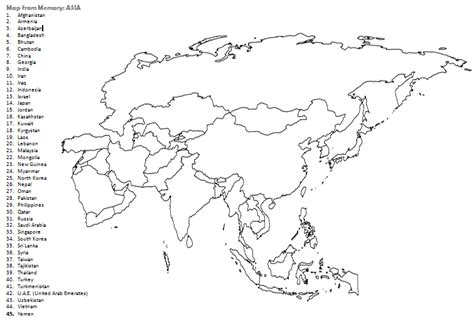 Printable Maps Printables Asian Maps Blank World Map Asia Continent The Best Porn Website