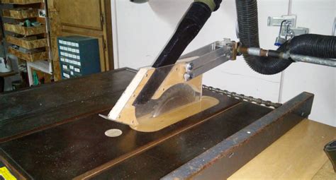 Diy Tablesaw Blade Guard Table Saw Blade Guard Dust Collection