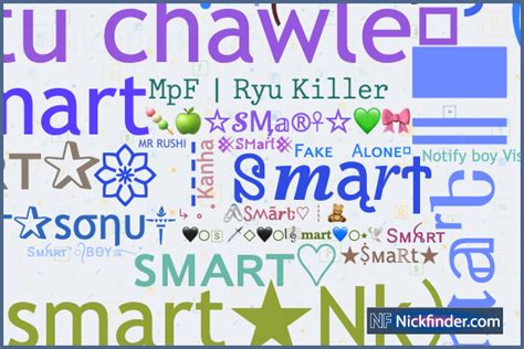 Nicknames For Smart ༒︎𝐒ᴍᴀʀᴛ 𝐁ʜᴀɪ༒︎ 𝐒ᴍᴀʀᴛ Ꮪᴍꫝʀᴛ°᭄ᏴᎾy࿐° Ṩᴍaℝt