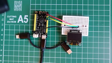 Lolin32 Lite Connected To A I2c OLED Display YouTube