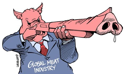 Swine Flus Hidden Agenda Four Cartoons By Latuff Uk Indymedia