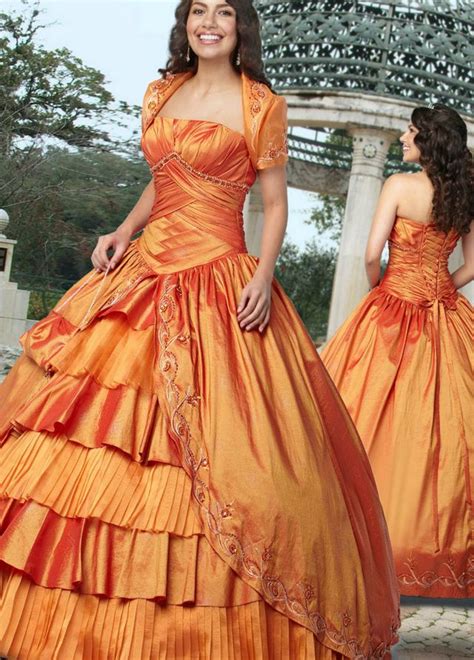 Orange Wedding Dresses