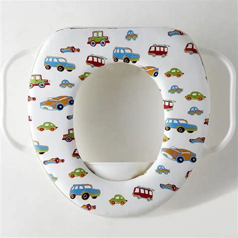 Cartoon Colorful Toilet Seat Kids Soft Toilet Seat Cover Cushion Child
