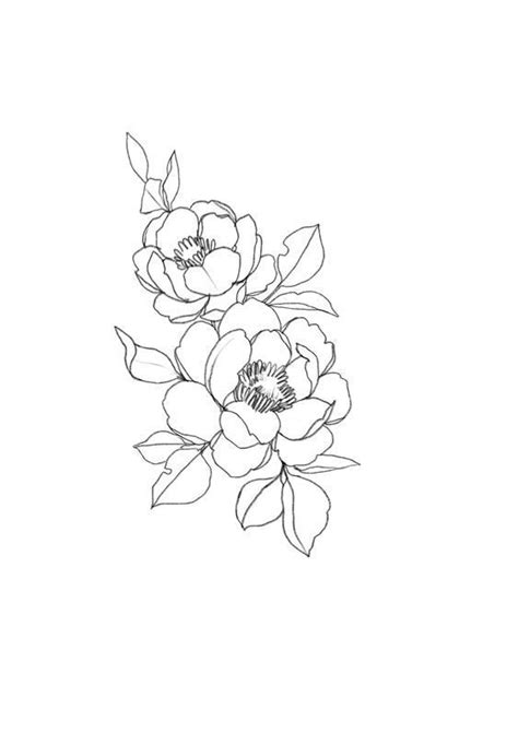 Flowers Drawing Flower Tattoos Small Tattoos Rose Tattoos Flower