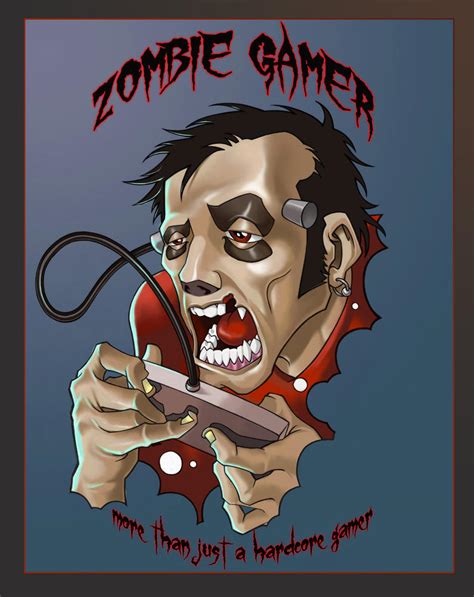 Zombie Gamer By Weird Zebra On Deviantart