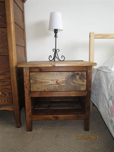 Ana White Reclaimed Wood Bedside Table Diy Projects