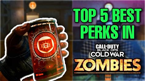TOP BEST PERKS IN BLACK OPS COLD WAR ZOMBIES YouTube