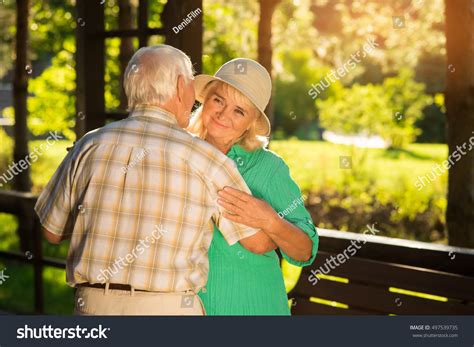 Old Couple Dancing Smiling Senior Lady Stock Photo 497539735 Shutterstock
