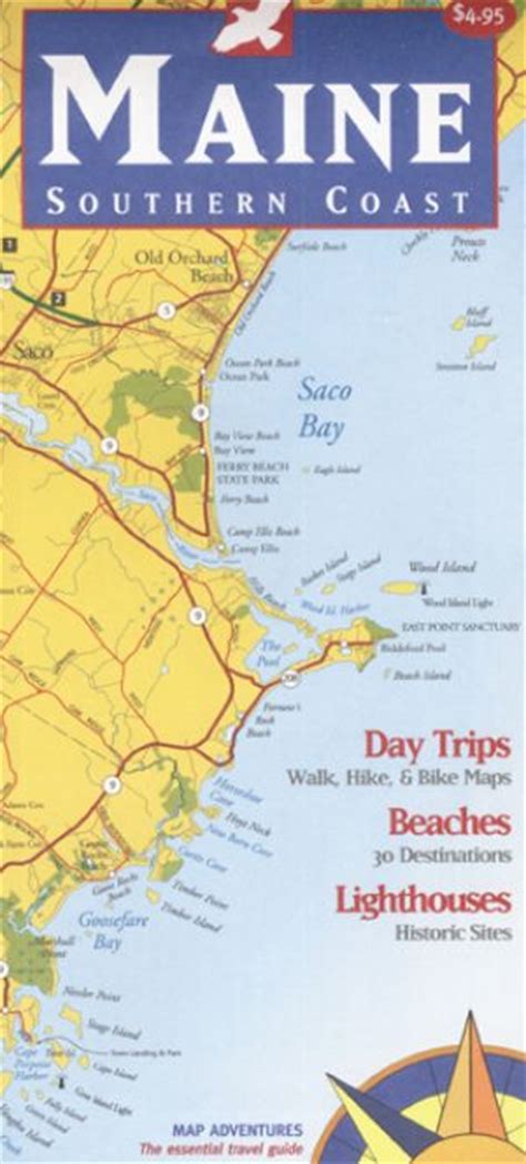 Maine Southern Coast Map Book Bondcliff Books